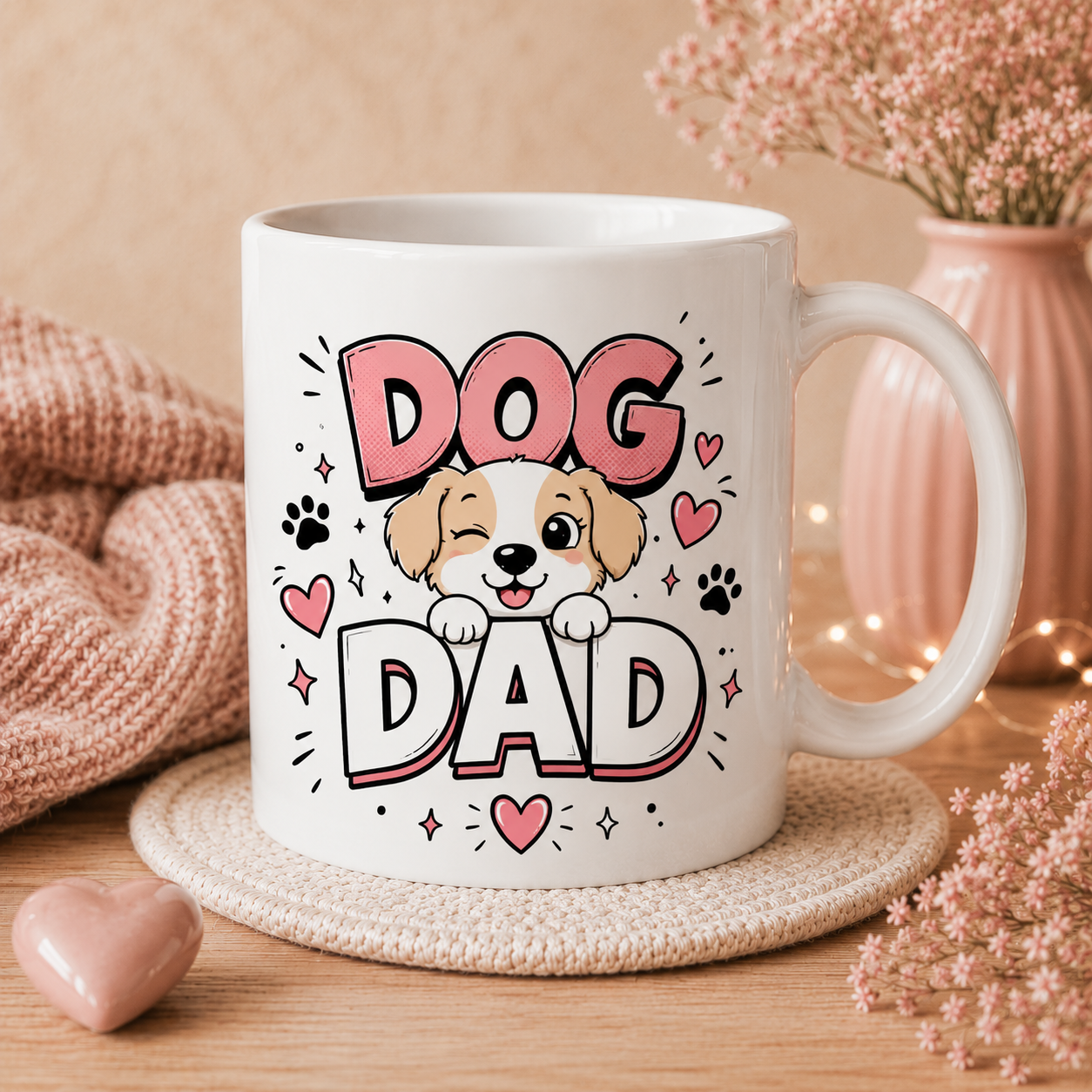 Dog Dad Haustier Tasse