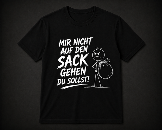 Gehen Du sollst Strichmännchen T-Shirt