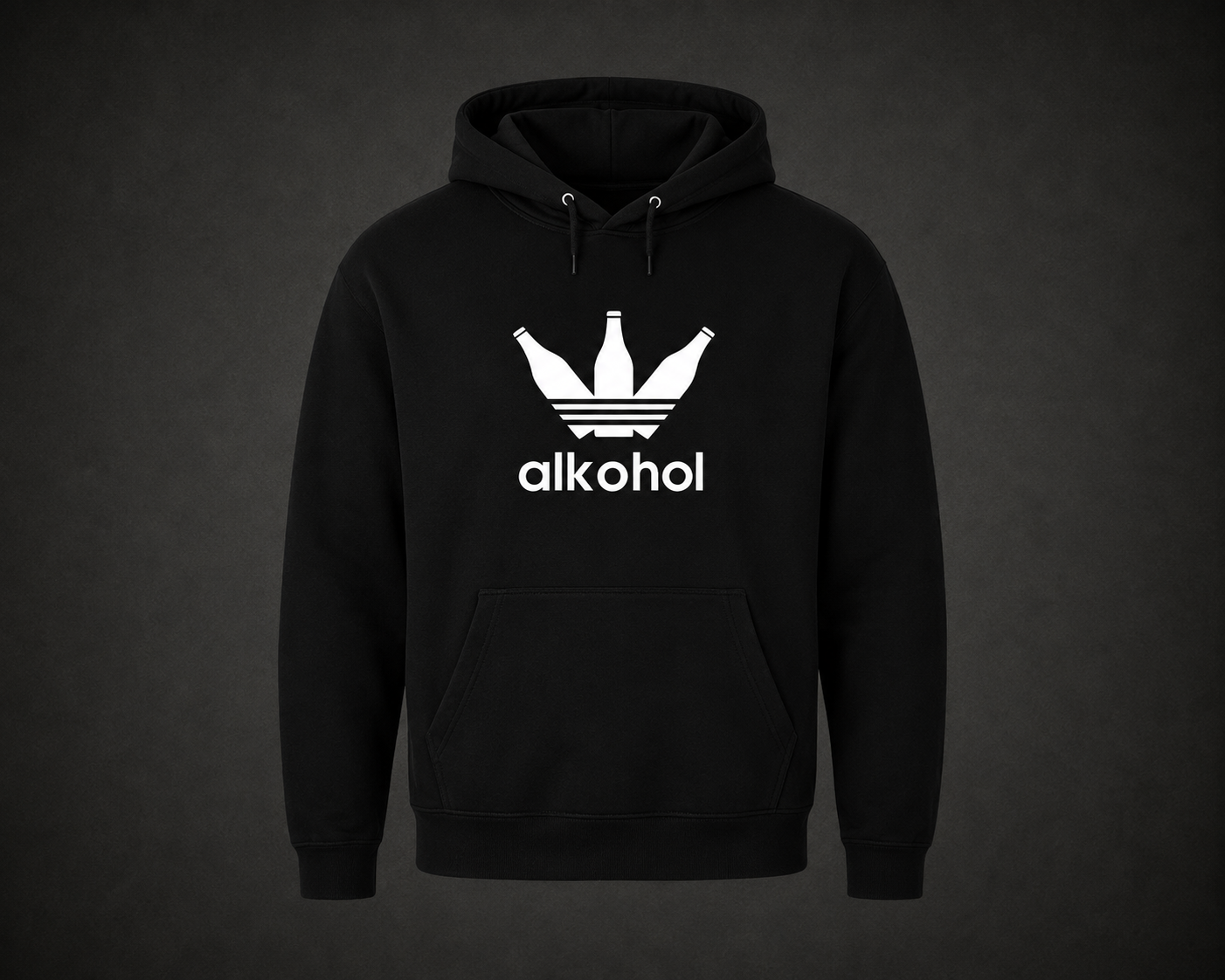 Alkohol Hoodie Marken Fake