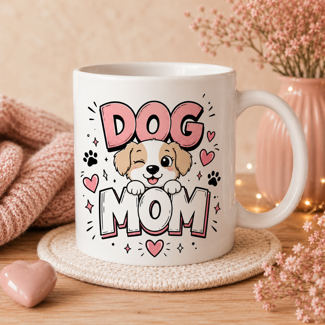 Dog Mom Haustier Tasse